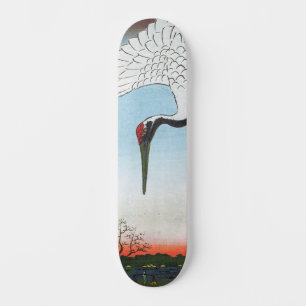 Utagawa Hiroshige - Minowa, Kanasugi, Mikawashima Skateboard