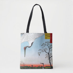 Utagawa Hiroshige - Minowa, Kanasugi, Mikawashima Tote Bag