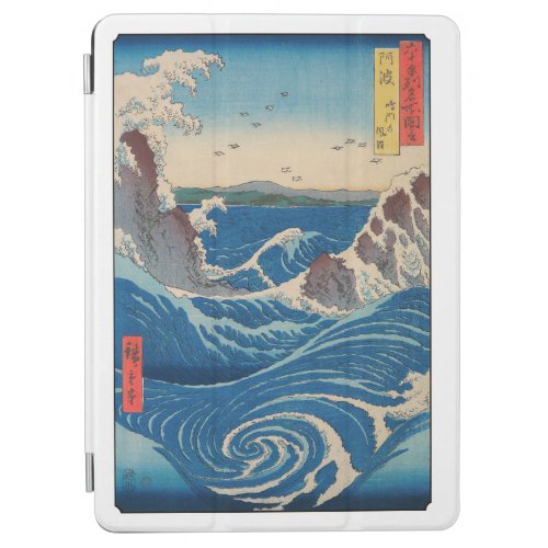 Utagawa Hiroshige _ Naruto Whirlpool Awa Province iPad Air Cover
