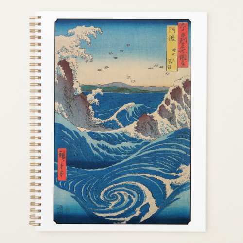 Utagawa Hiroshige _ Naruto Whirlpool Awa Province Planner