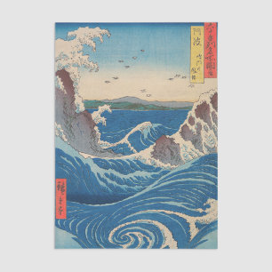 Utagawa Hiroshige - Naruto Whirlpool, Awa Province Tissue Paper