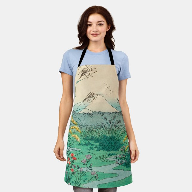 Utagawa Hiroshige - Otsuki Plain in Kai Province Apron (Worn)