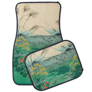 Utagawa Hiroshige - Otsuki Plain in Kai Province Car Floor Mat