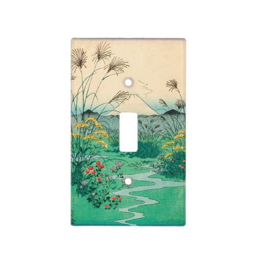 Utagawa Hiroshige _ Otsuki Plain in Kai Province Light Switch Cover