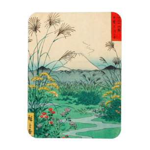 Utagawa Hiroshige - Otsuki Plain in Kai Province Magnet