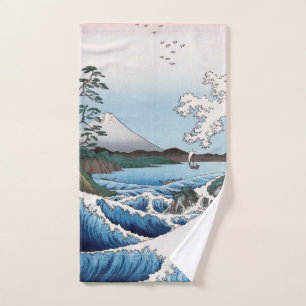 Utagawa Hiroshige - Sea off Satta, Suruga Province Bath Towel Set
