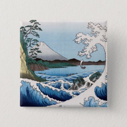 Utagawa Hiroshige _ Sea off Satta Suruga Province Button