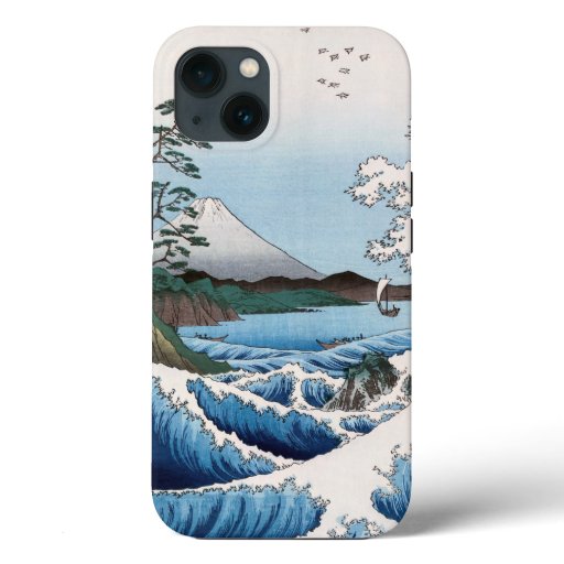 Utagawa Hiroshige - Sea off Satta, Suruga Province iPhone 13 Case