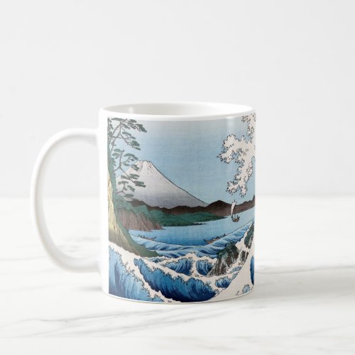 Utagawa Hiroshige _ Sea off Satta Suruga Province Coffee Mug