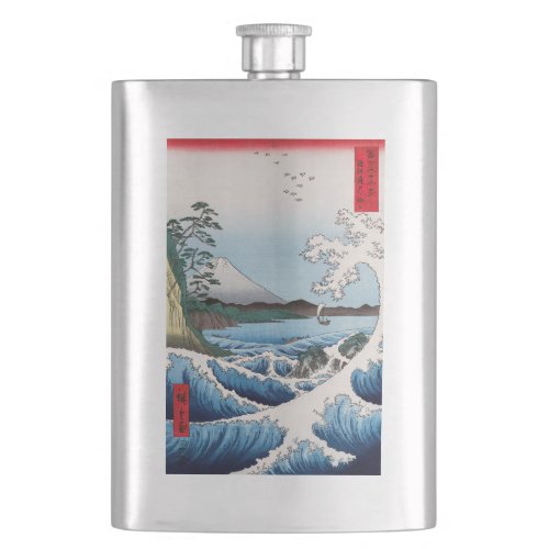 Utagawa Hiroshige _ Sea off Satta Suruga Province Flask