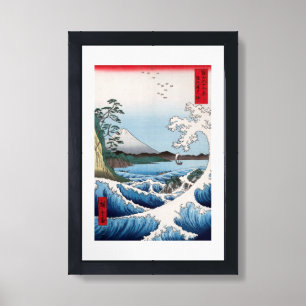 Utagawa Hiroshige - Sea off Satta, Suruga Province Framed Art