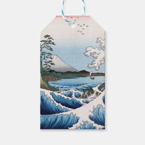 Utagawa Hiroshige _ Sea off Satta Suruga Province Gift Tags