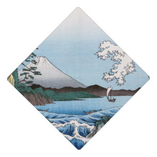 Utagawa Hiroshige - Sea off Satta, Suruga Province Graduation Cap Topper