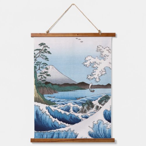 Utagawa Hiroshige _ Sea off Satta Suruga Province Hanging Tapestry