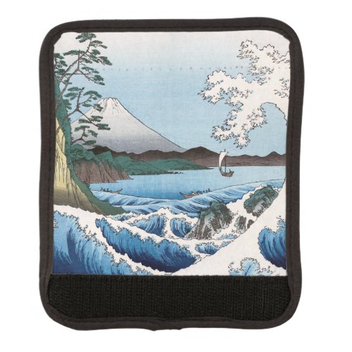 Utagawa Hiroshige _ Sea off Satta Suruga Province Luggage Handle Wrap