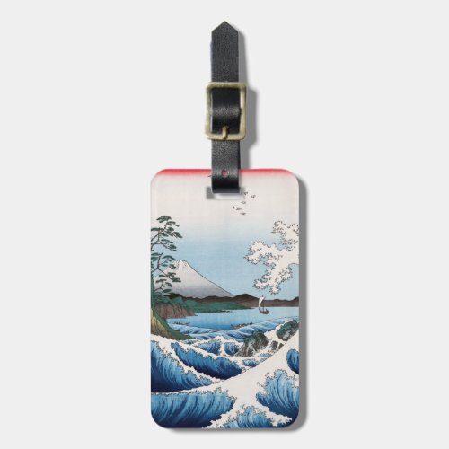 Utagawa Hiroshige _ Sea off Satta Suruga Province Luggage Tag