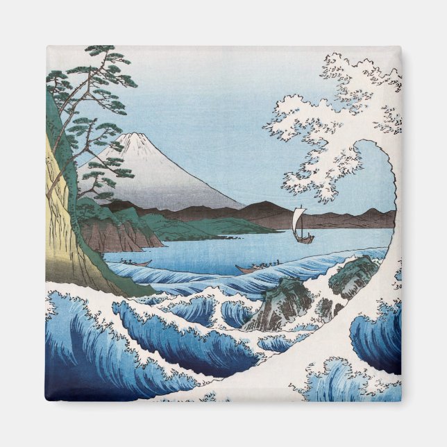 Utagawa Hiroshige - Sea off Satta, Suruga Province Magnet (Front)