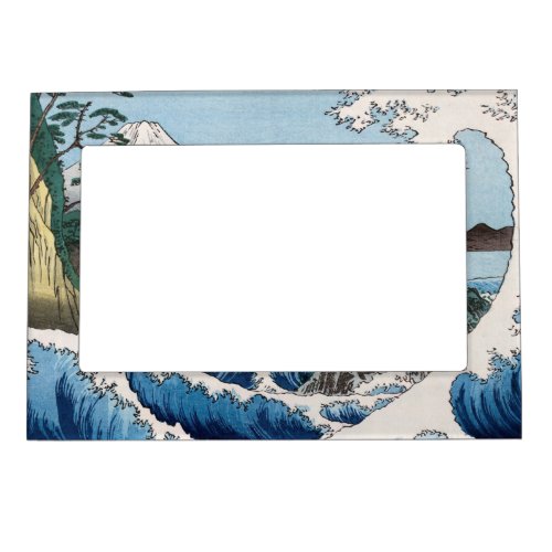 Utagawa Hiroshige _ Sea off Satta Suruga Province Magnetic Frame
