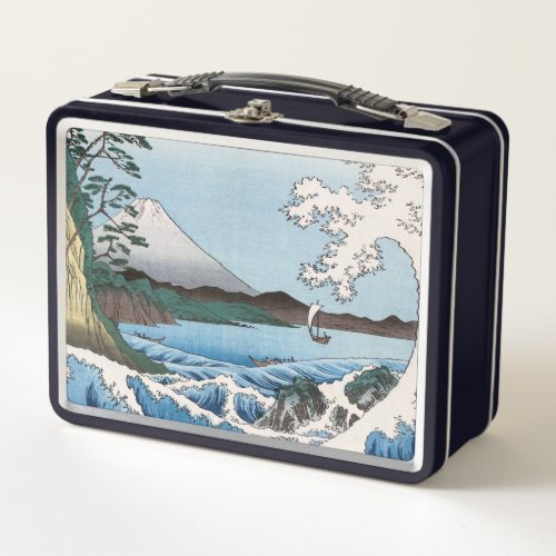 Utagawa Hiroshige _ Sea off Satta Suruga Province Metal Lunch Box