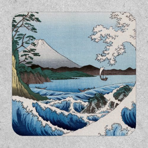 Utagawa Hiroshige _ Sea off Satta Suruga Province Patch