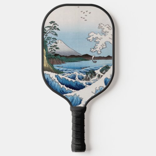 Utagawa Hiroshige _ Sea off Satta Suruga Province Pickleball Paddle