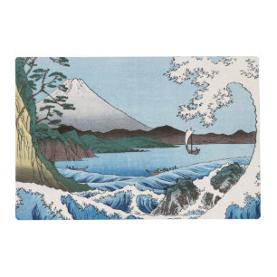 Utagawa Hiroshige - Sea off Satta, Suruga Province Placemat