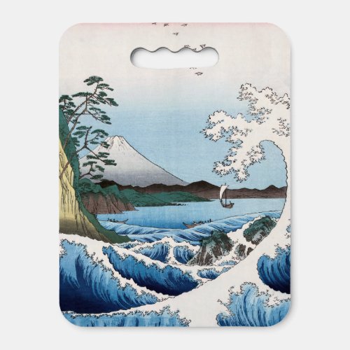 Utagawa Hiroshige _ Sea off Satta Suruga Province Seat Cushion