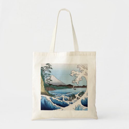 Utagawa Hiroshige _ Sea off Satta Suruga Province Tote Bag