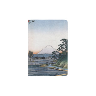 Utagawa Hiroshige The Teahouse with the View of Mt Passport Holder