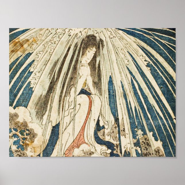 Utagawa Kuniyoshi  - Hatsuhanacirca.Love, headdres Poster (Front)