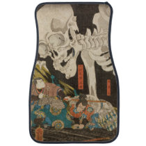 Utagawa Kuniyoshi - The Skeleton Spectermid Car Floor Mat Utagawa Kuniyoshi - The Skeleton Spectermid Car Floor Mat