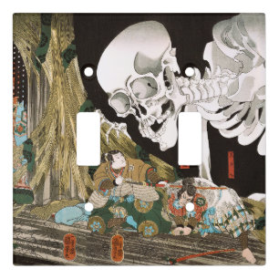 Utagawa Kuniyoshi Warrior vs. Ghost,Japanese Art Light Switch Cover