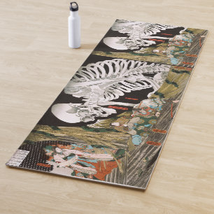 Utagawa Kuniyoshi Warrior vs. Ghost,Japanese Art Yoga Mat