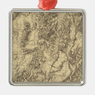 Utah 7 metal ornament