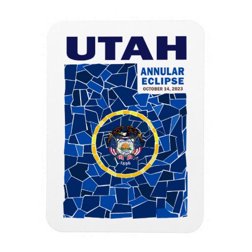Utah Annular Eclipse Photo Magnet