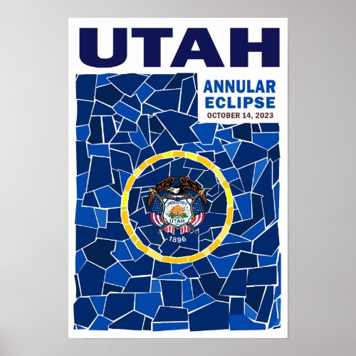 Utah Annular Eclipse Poster