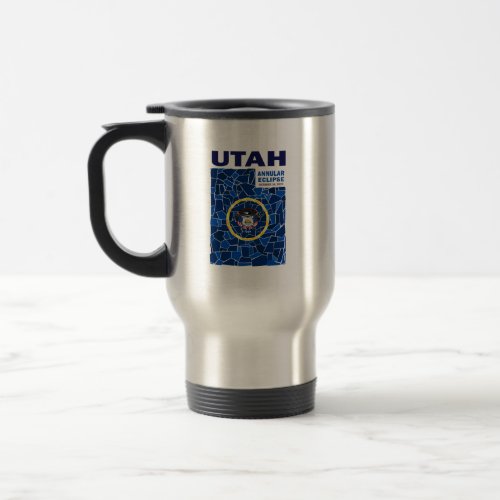 Utah Annular Eclipse Travel Tumbler Travel Mug