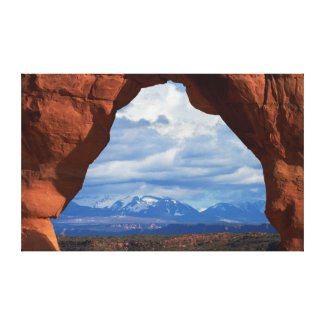 Utah, Arches National Park, Delicate Arch Canvas Print
