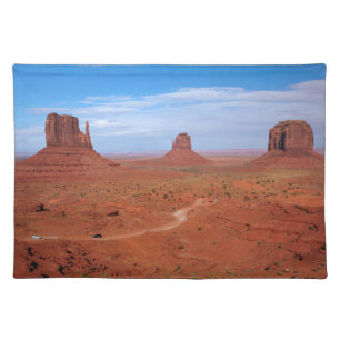 Utah. Arizona Border, Navajo Nation, Monument Placemat