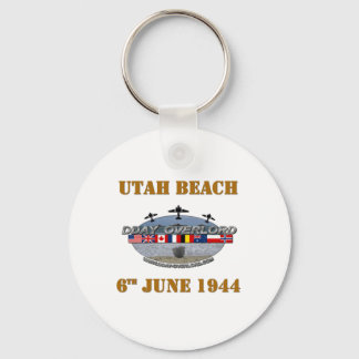Utah Beach 6th June 1944 Keychain