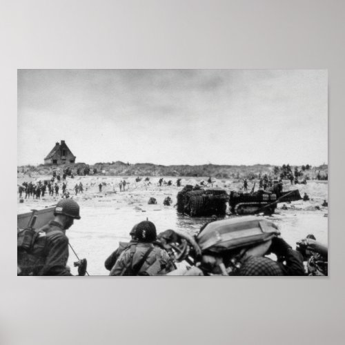 Utah Beach _ Normandy 1944 Poster