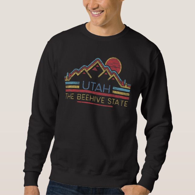 Utah Beehive State National Parks Mighty 5 Bryce M Sweatshirt (Front)
