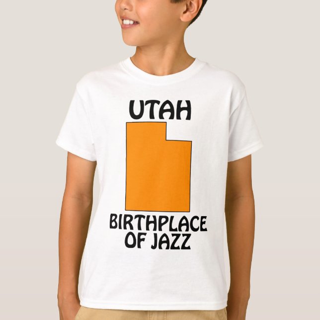 Utah - Birthplace of Jazz T-Shirt (Front)