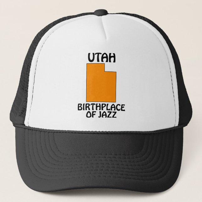 Utah - Birthplace of Jazz Trucker Hat (Front)