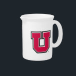 Utah Block U Beverage Pitcher<br><div class="desc">Check out these official University of Utah designs! All of the Ute merchandise on Zazzle.com is customizable with your name, sport, club, or class year. These products make perfect gifts for Utah students, alumni, friends, family, and fans. Show off your Utah pride by getting all of your custom merchandise and...</div>