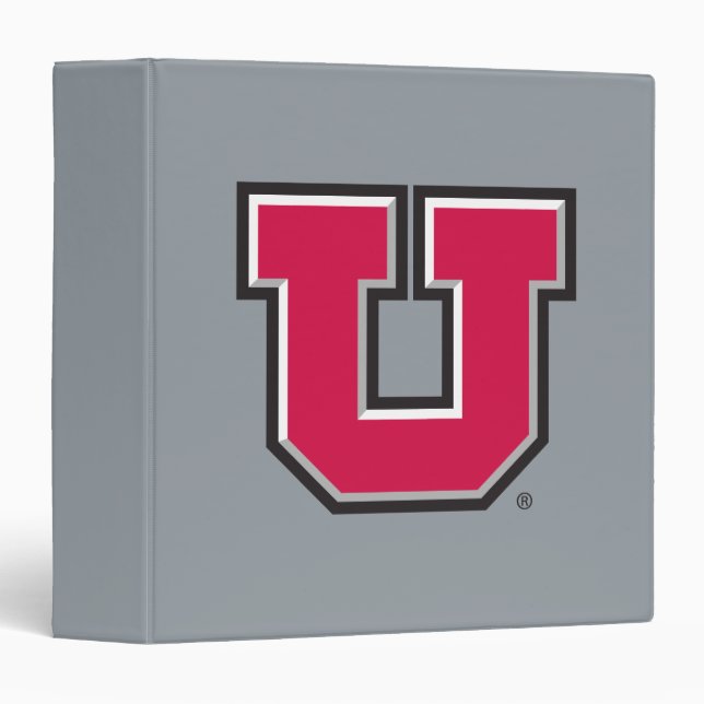 Utah Block U Binder (Front/Spine)