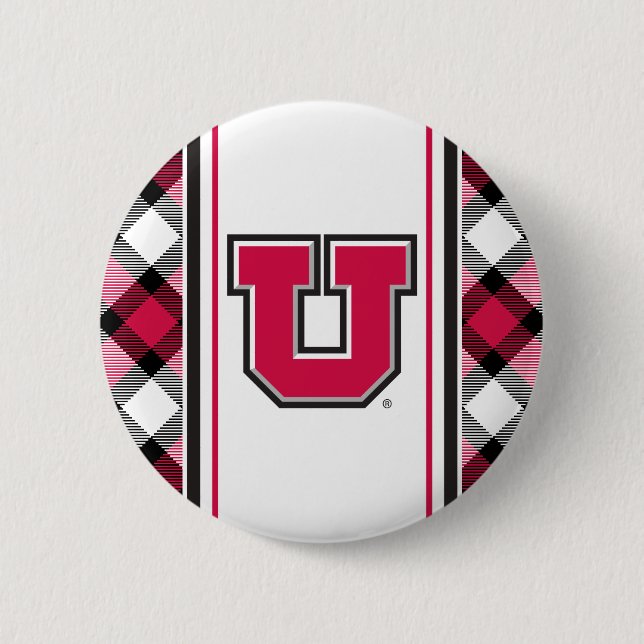 Utah Block U Button (Front)