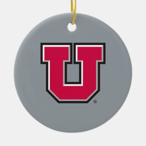 Utah Block U Ceramic Ornament