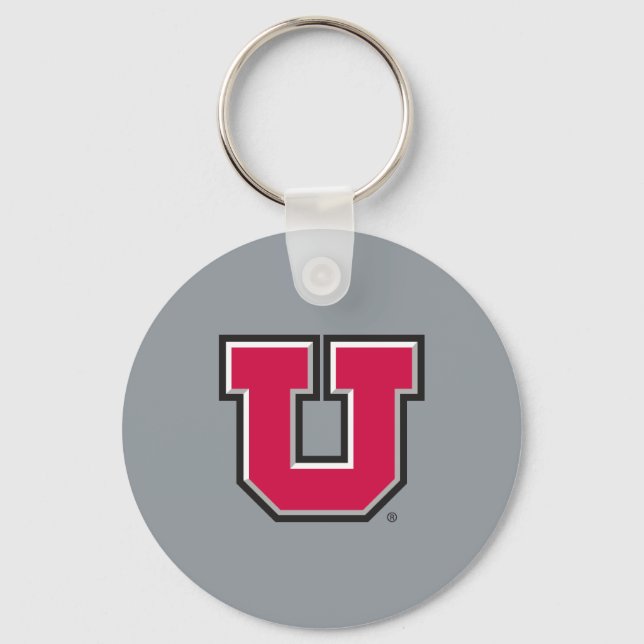 Utah Block U Keychain (Front)