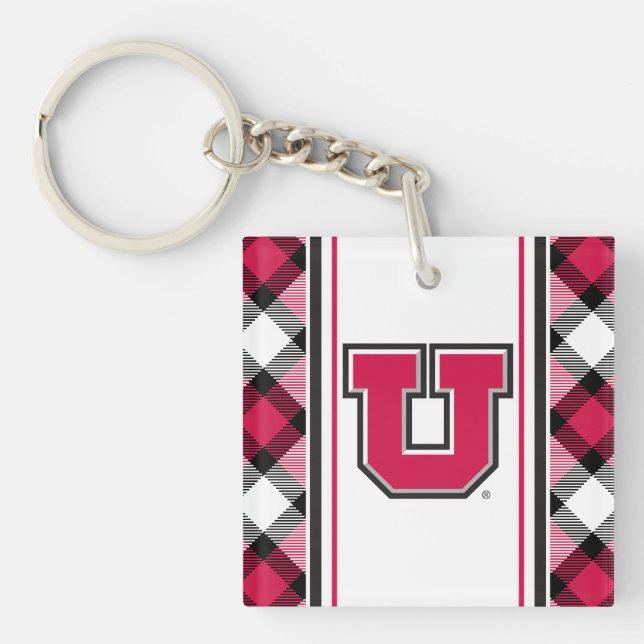 Utah Block U Keychain (Front)